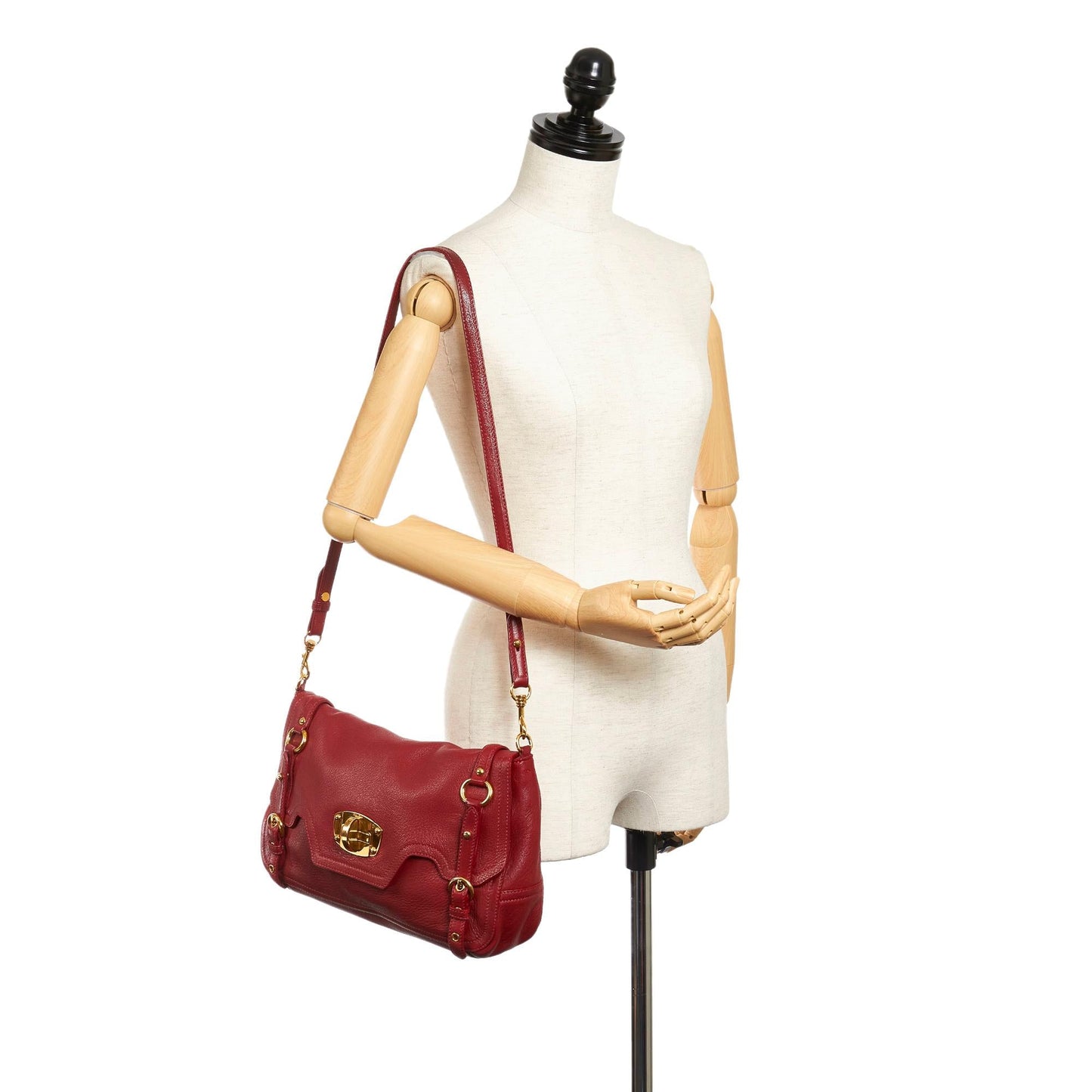 Miu Miu Leather Crossbody Bag (SHG-27801)