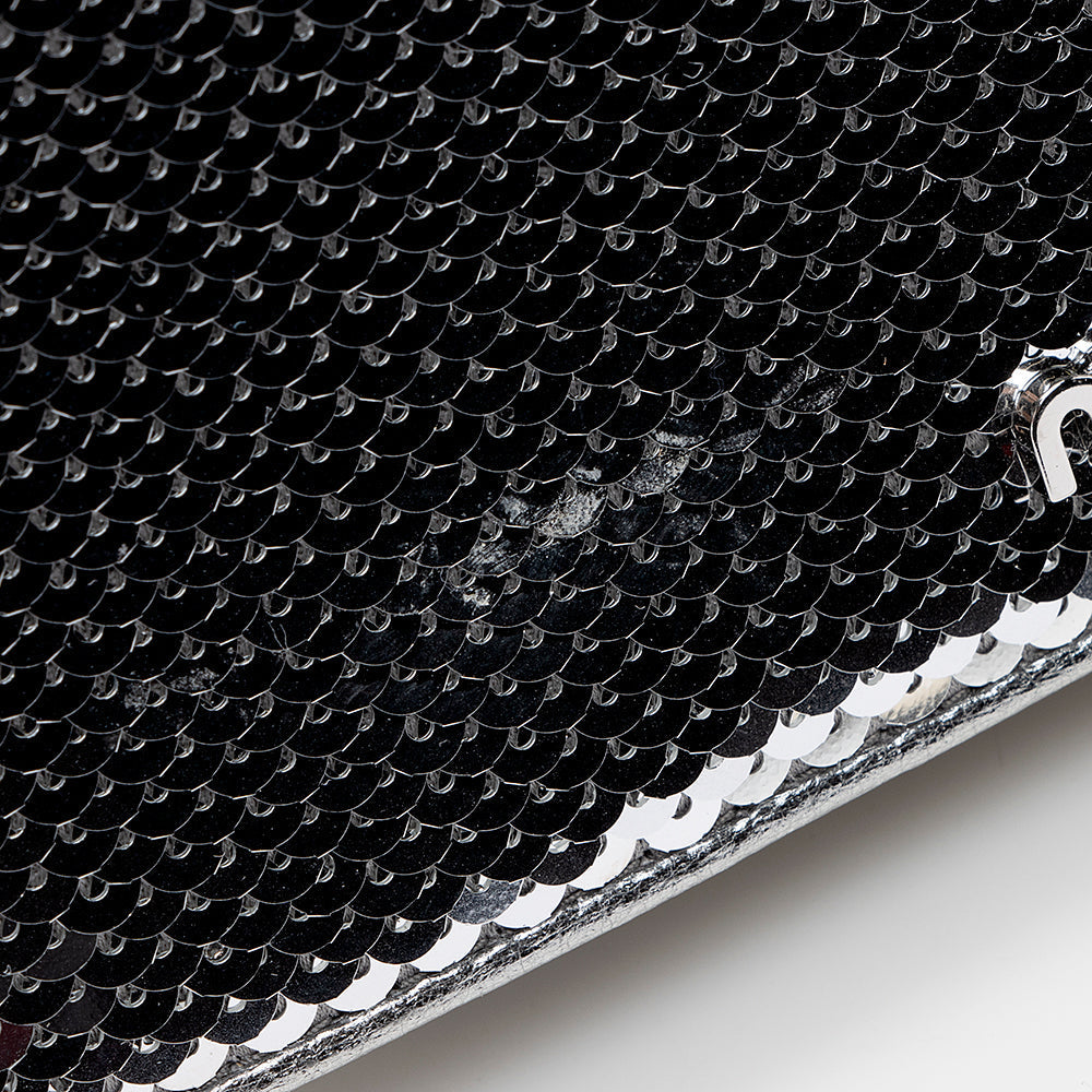 Miu Miu Sequin Flap Crossbody Bag (SHF-18182)