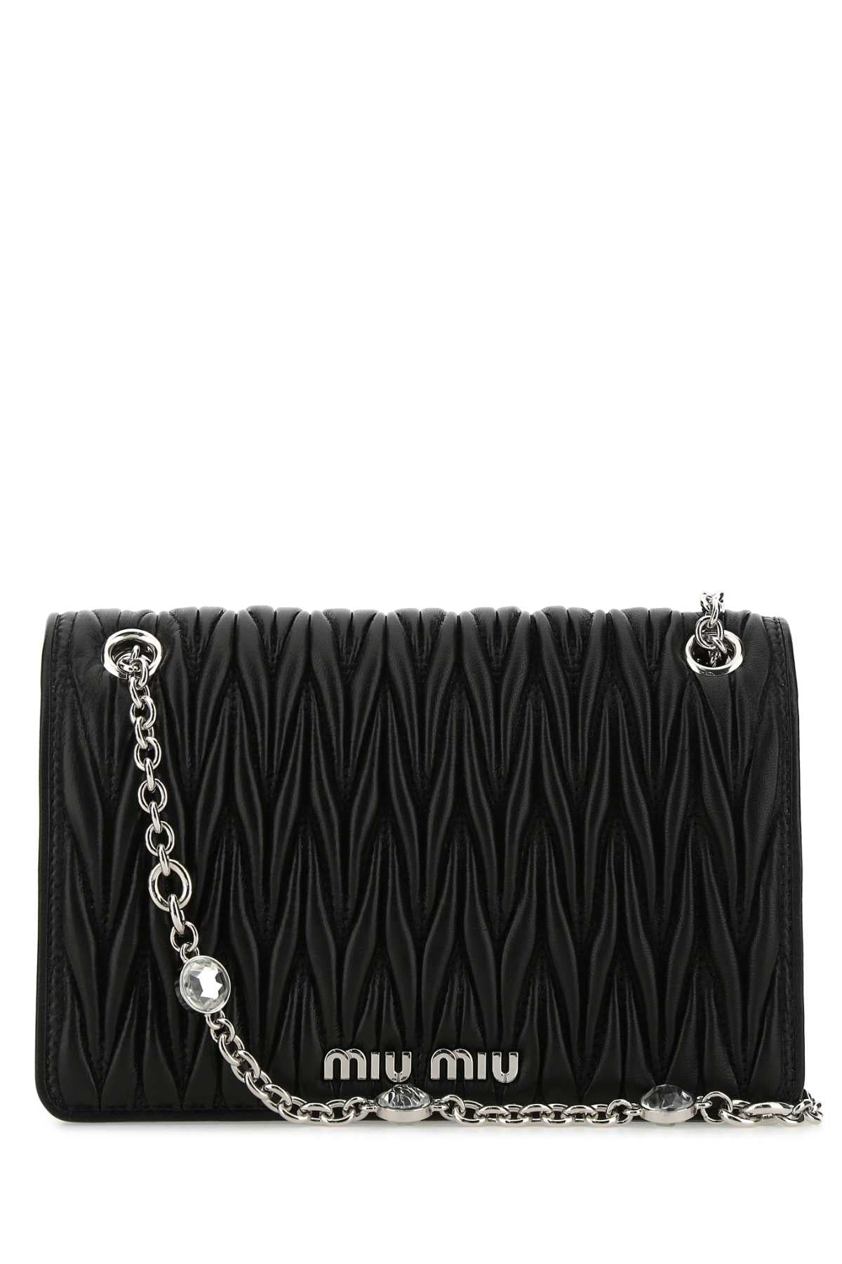 Miu Miu Logo Detailed Mini Clutch Bag