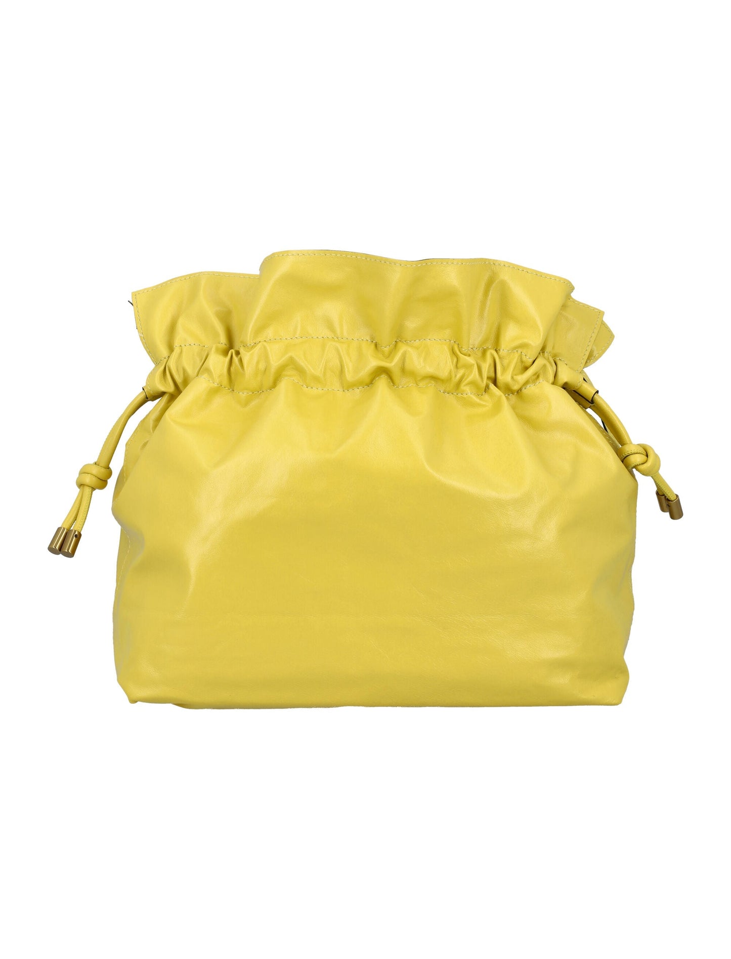 Isabel Marant Ailey Logo Embossed Shoulder Bag