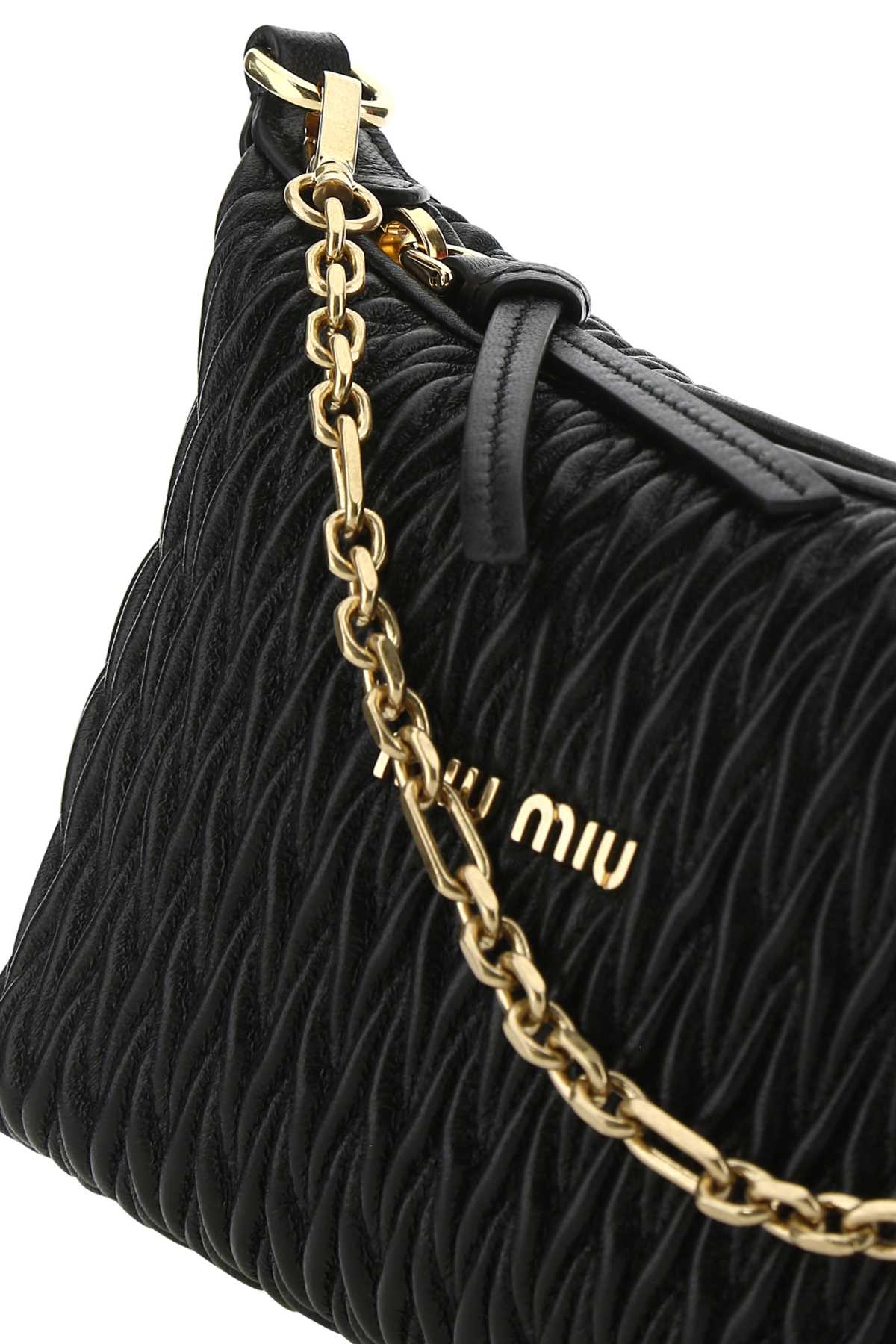 Miu Miu Spirit Logo Plaque Shoulder Bag