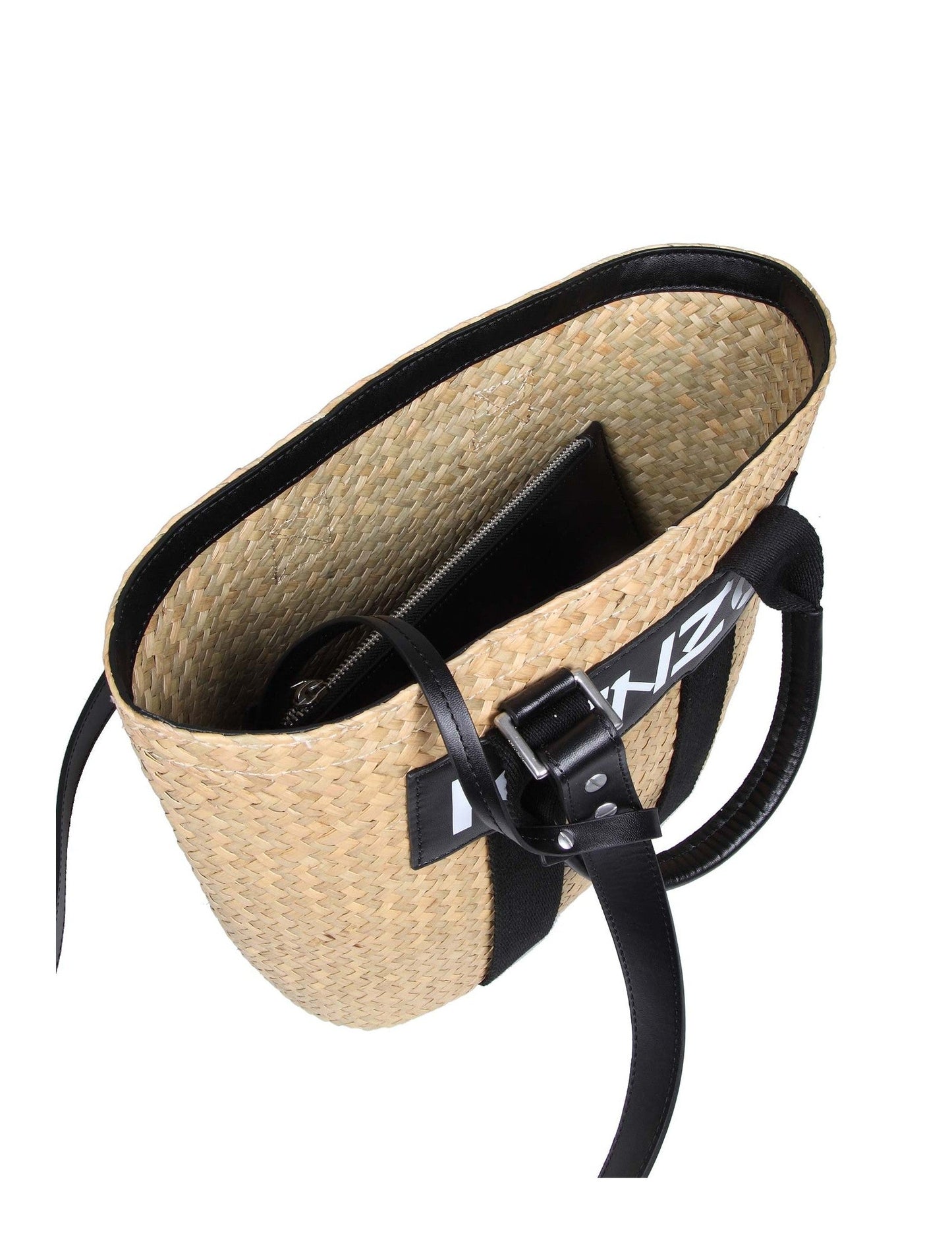 Kenzo Logo Patch Small Basket Bag