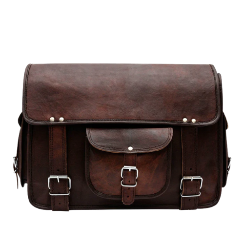 Chestnut Heritage Leather Messenger Bag