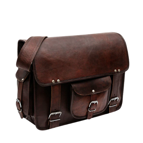 Chestnut Heritage Leather Messenger Bag