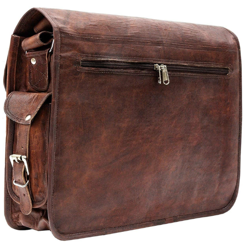 Chestnut Heritage Leather Messenger Bag