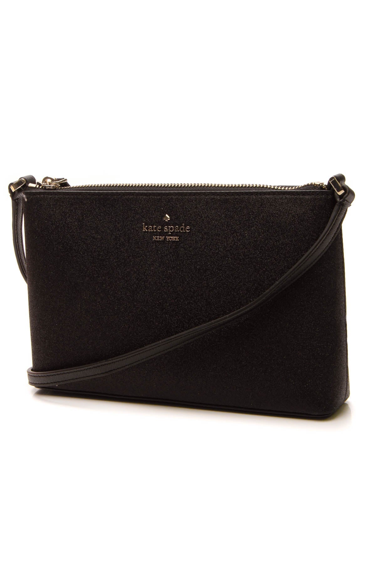 Joeley Glitter Crossbody Bag - Black