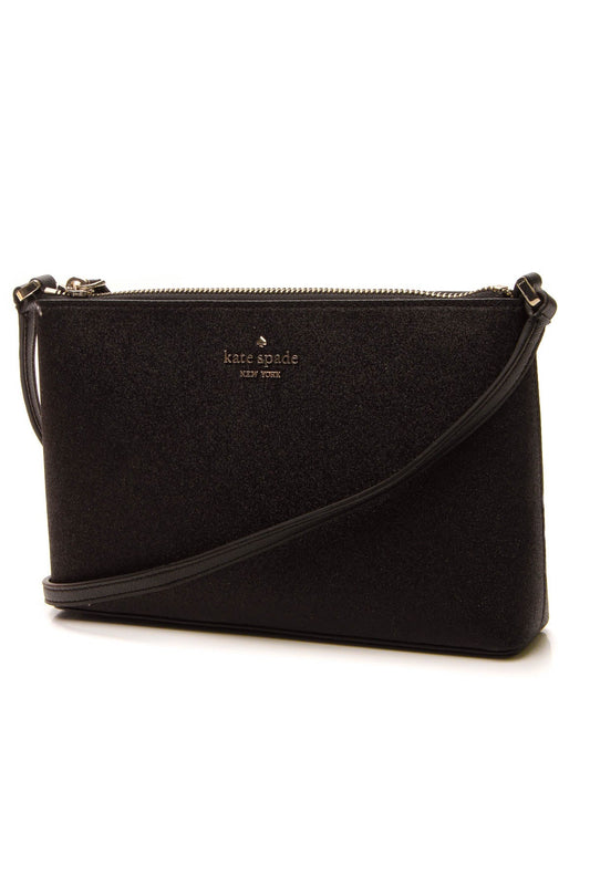 Joeley Glitter Crossbody Bag - Black