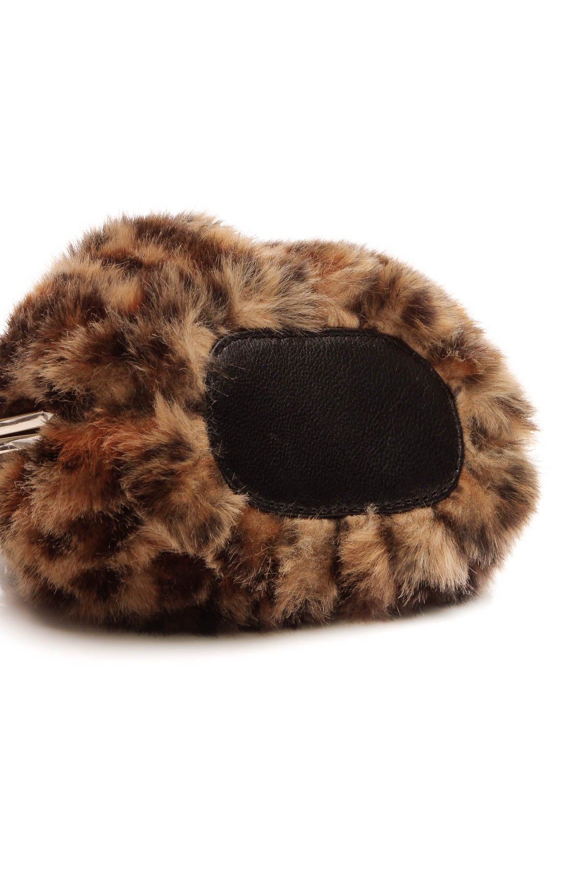 Leopard Small Evening Bag - Brown