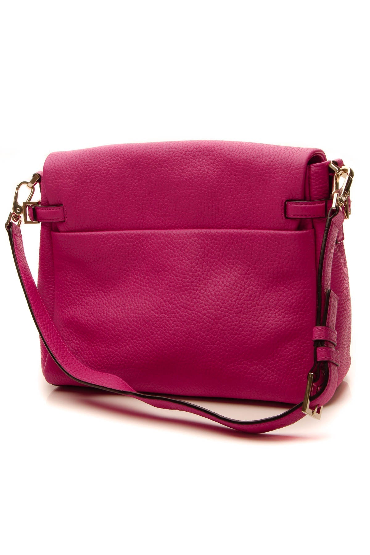 Flap Shoulder Bag - Hot Pink