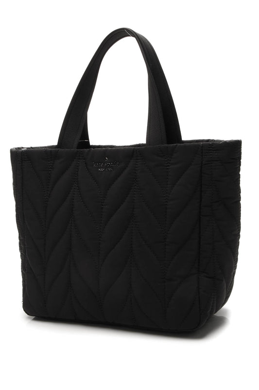 Ellie Nylon Small Tote Bag - Black