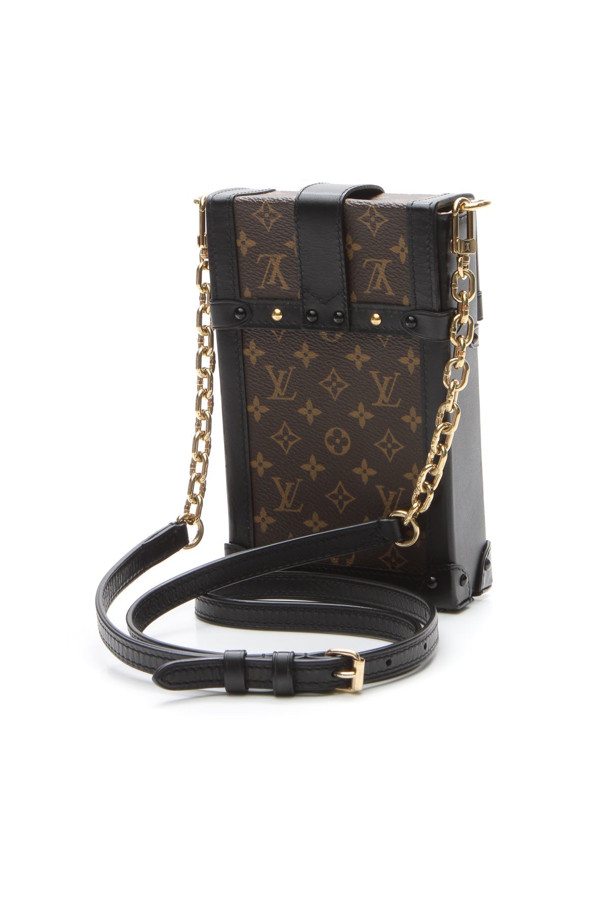 Vertical Trunk Pochette Bag - Monogram/Black