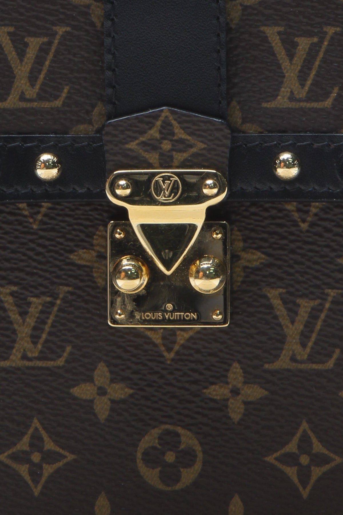 Vertical Trunk Pochette Bag - Monogram/Black