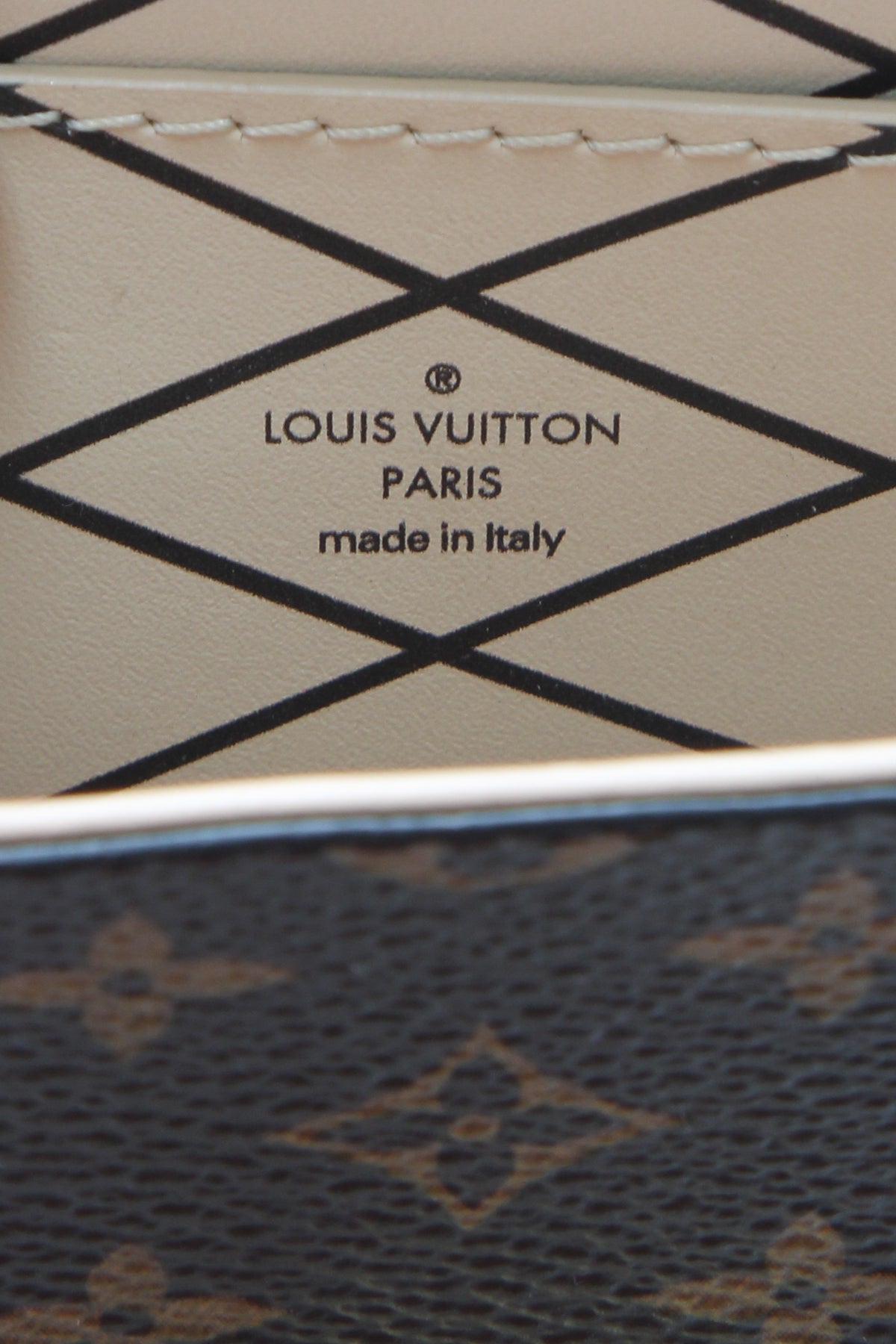 Vertical Trunk Pochette Bag - Monogram/Black