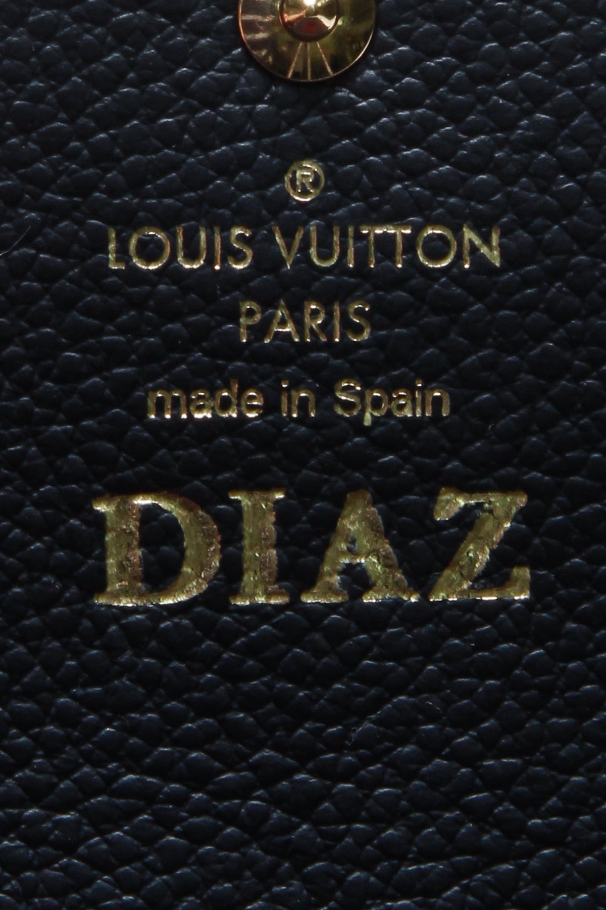 Empreinte Sarah Wallet - Marine Rouge