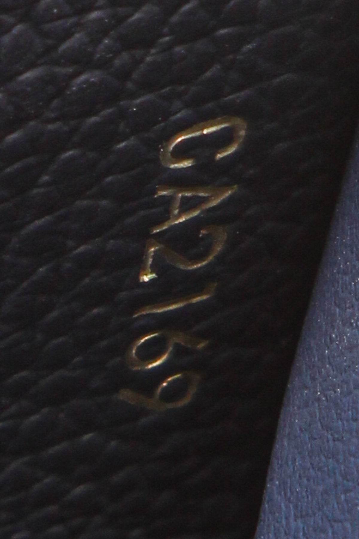 Empreinte Sarah Wallet - Marine Rouge