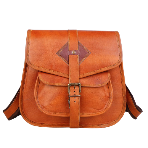 Terra Luna Round Leather Handbag