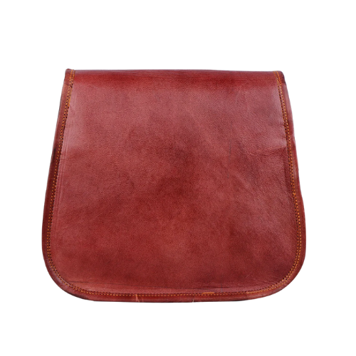 Heartline Asymmetric Leather Bag