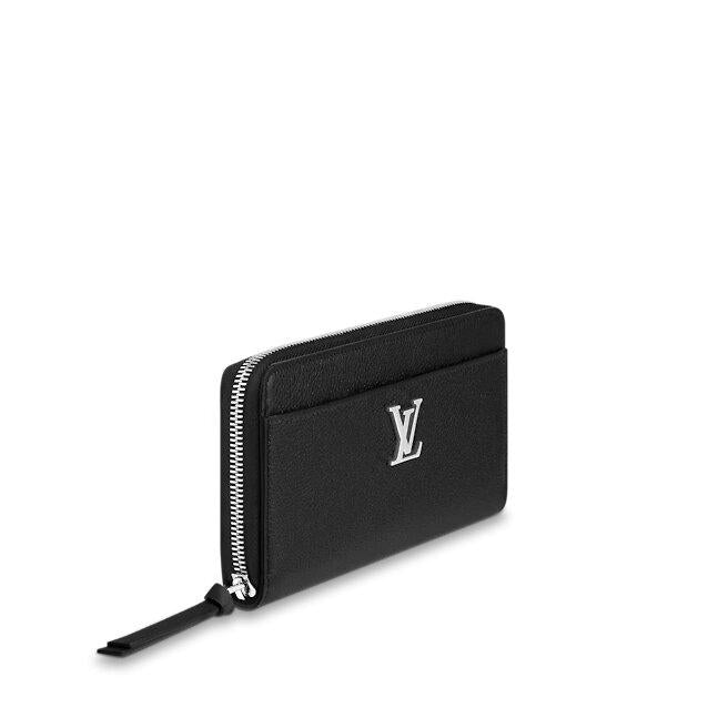 Louis Vuitton LOCKME ZIPPY WALLET BLACK