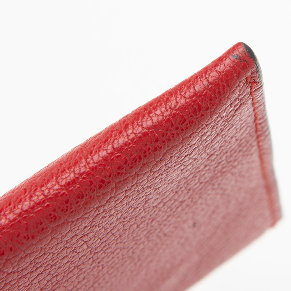 Miu Miu Goat Leather Madras Forever Envelope Pouch (SHF-12288)