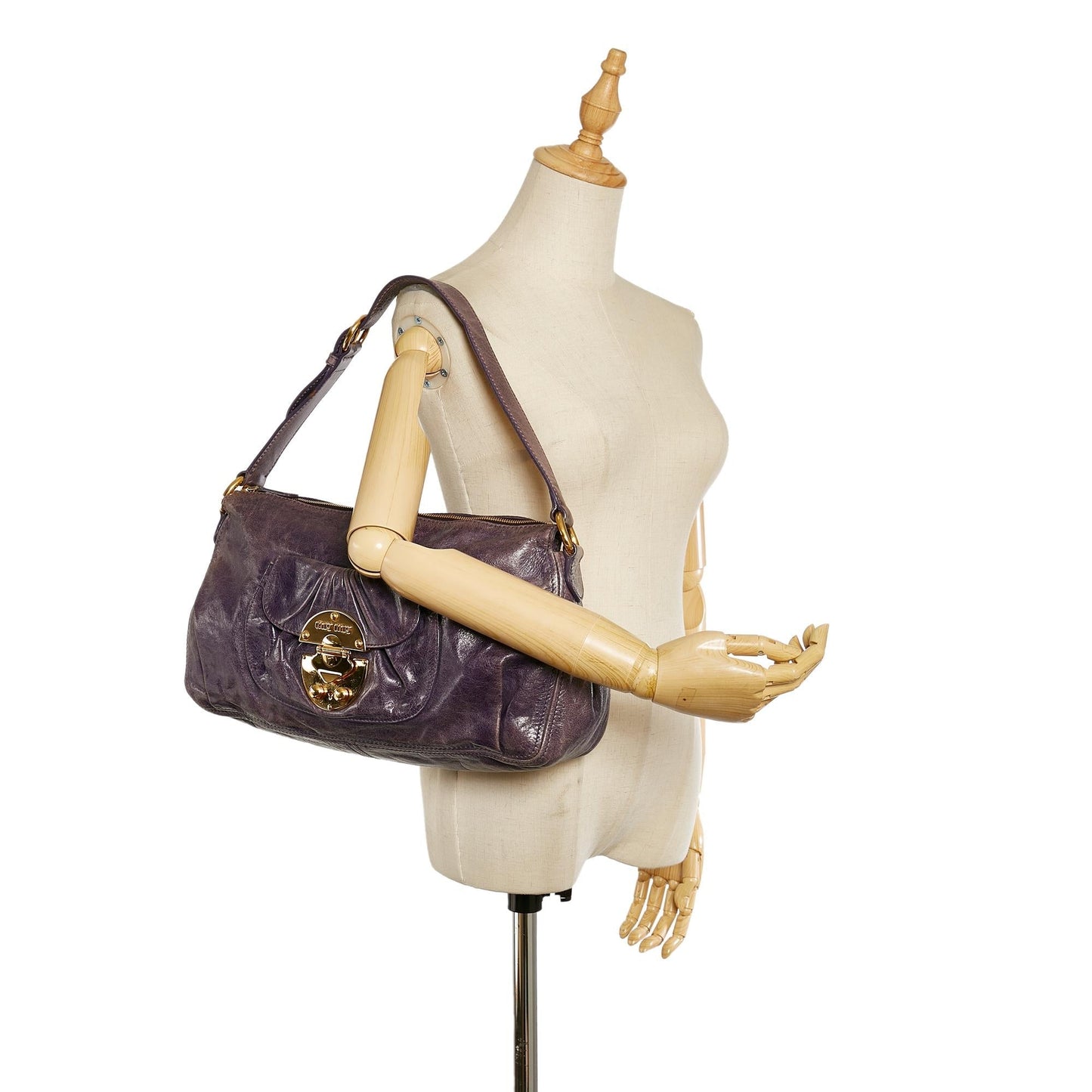 Miu Miu Leather Shoulder Bag (SHG-25234)
