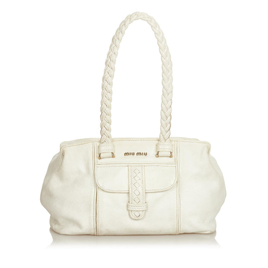 Miu Miu Leather Shoulder Bag (SHG-25328)