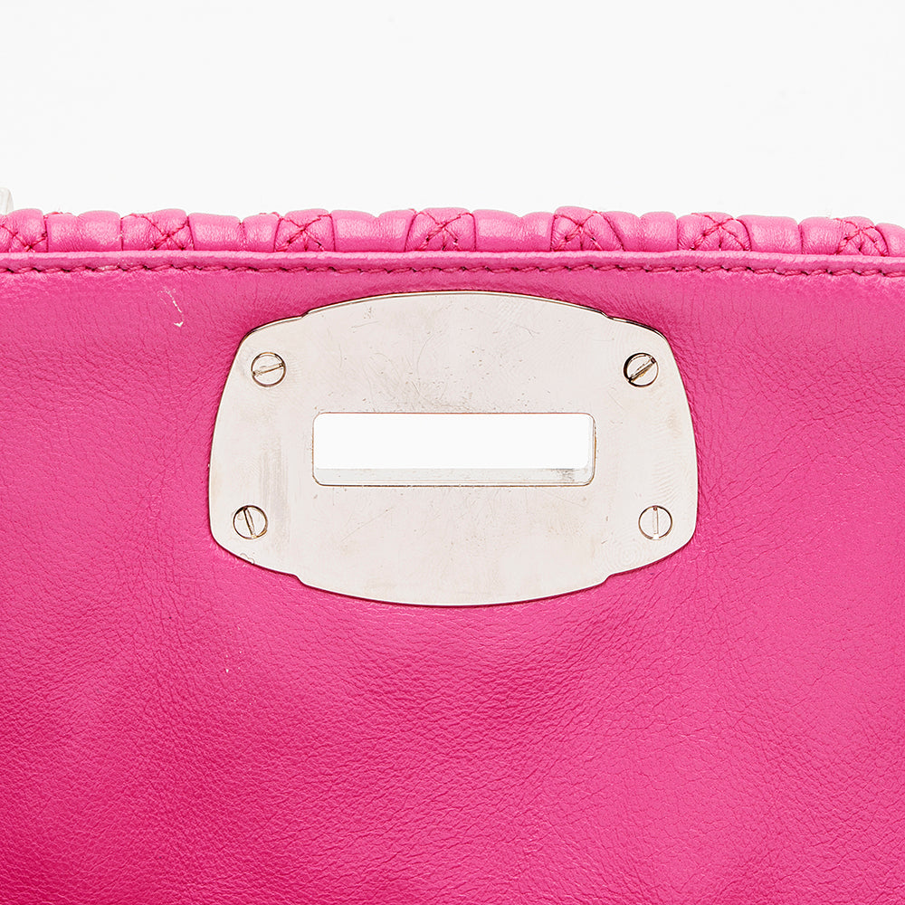 Miu Miu Matelasse Crystal Flap Shoulder Bag (SHF-17809)