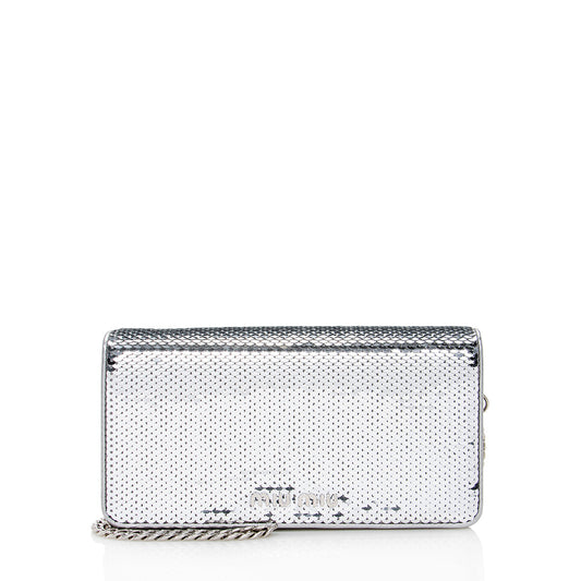 Miu Miu Sequin Flap Crossbody Bag (SHF-18182)
