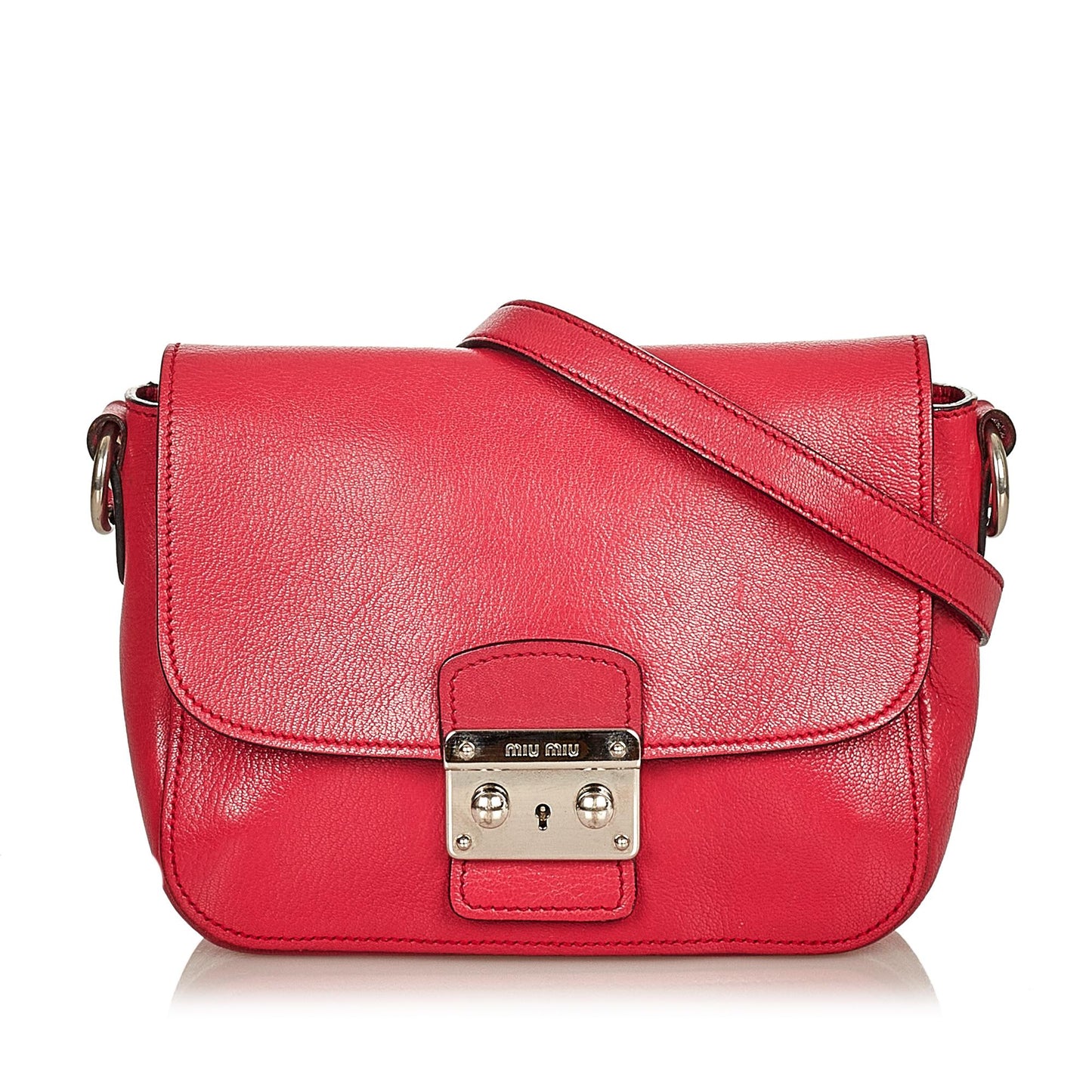 Miu Miu Sound Lock Leather Crossbody (SHG-25330)