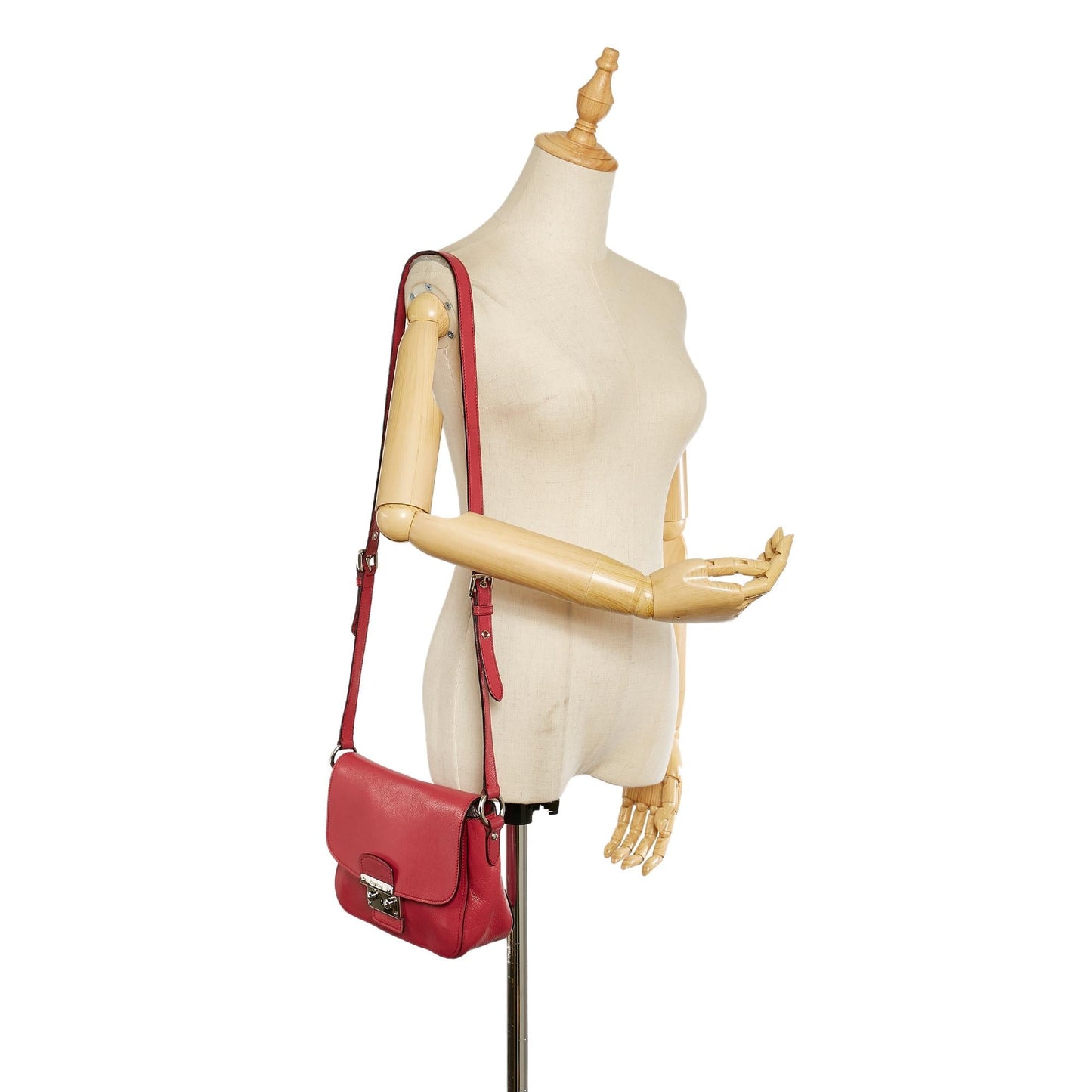 Miu Miu Sound Lock Leather Crossbody (SHG-25330)