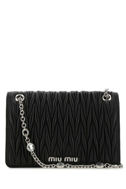 Miu Miu Logo Detailed Mini Clutch Bag