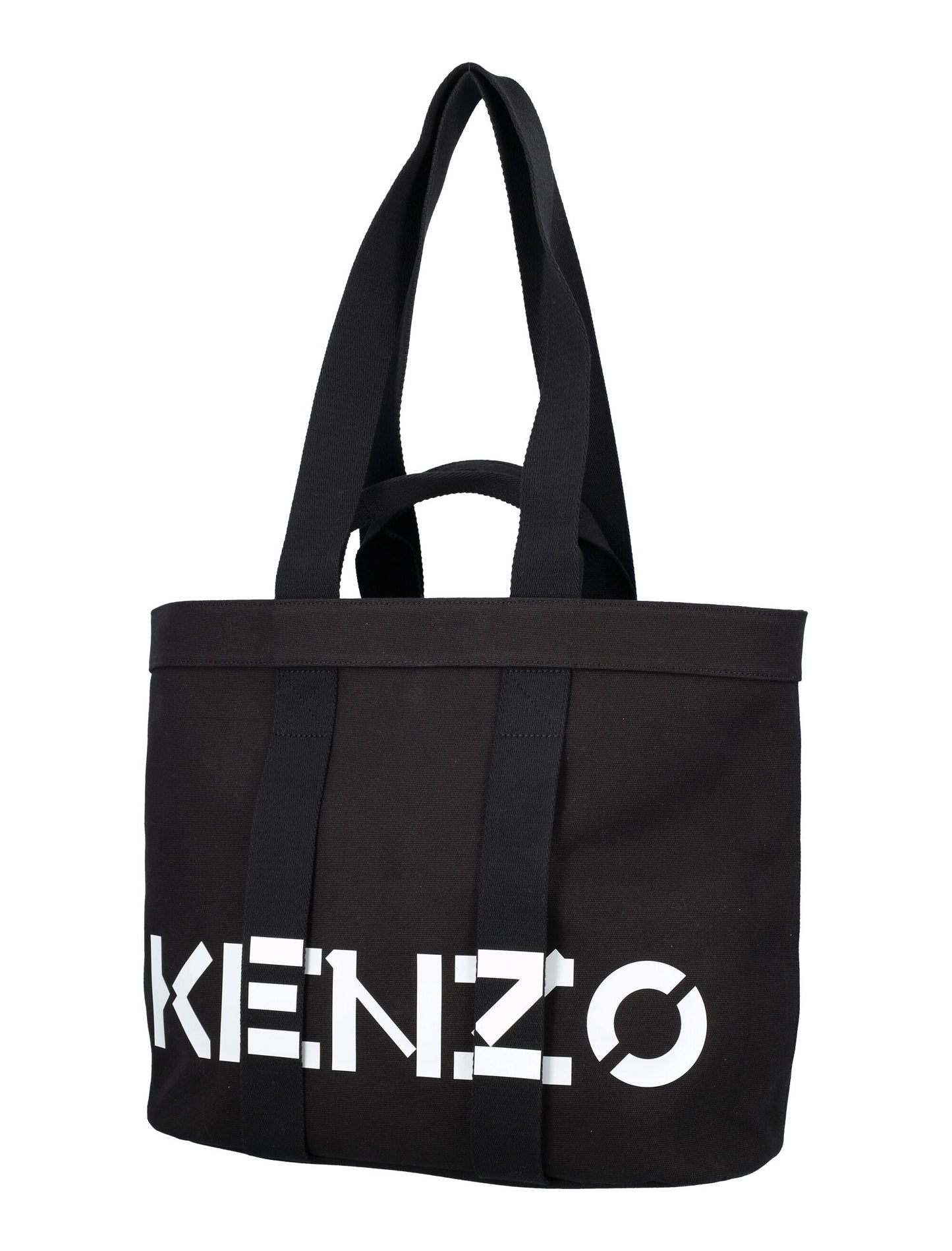 Kenzo Logo Printed Tote Bag