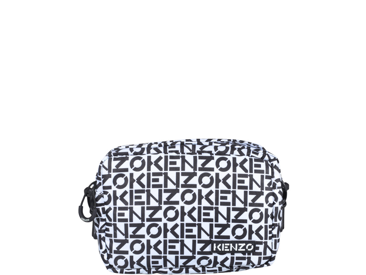 Kenzo Allover Logo Printed Zipped Belt Bag