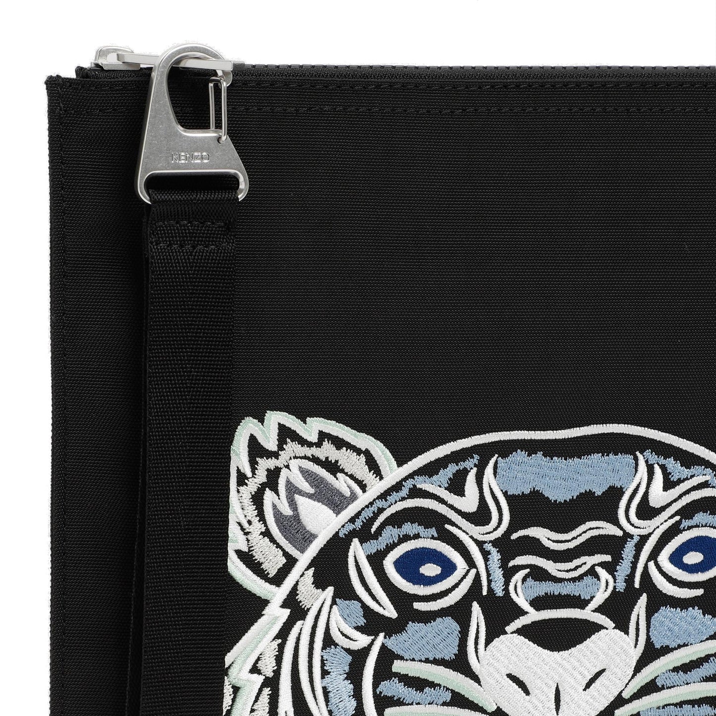 Kenzo Kampus Tiger Embroidered Large Pouch