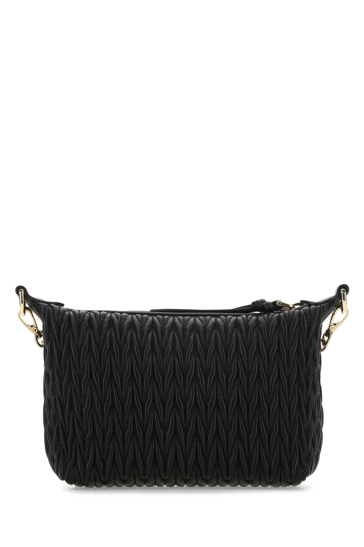 Miu Miu Spirit Logo Plaque Shoulder Bag