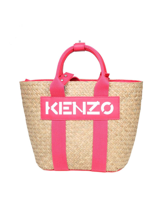 Kenzo Logo Patch Small Basket Bag