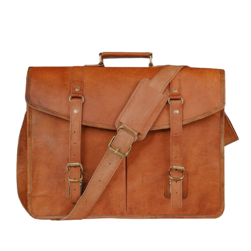 Heritage Leather Messenger Bag