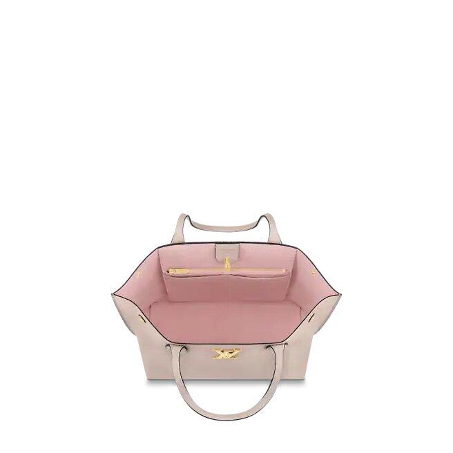 Louis Vuitton LOCKME GO Greige Gray