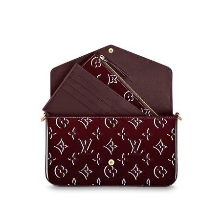 Louis Vuitton FÉLICIE POCHETTE Amarante Red