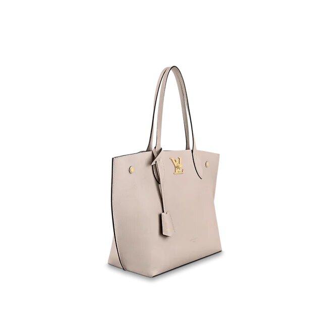 Louis Vuitton LOCKME GO Greige Gray
